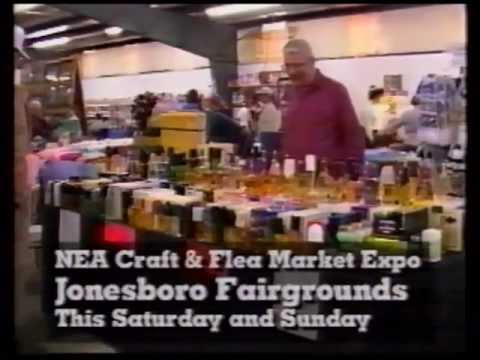 Northeast Arkansas Craft & Flea Market Expo TV commercial from late 1990s