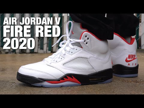 Air Jordan 5 FIRE RED 2020 Review & On Feet