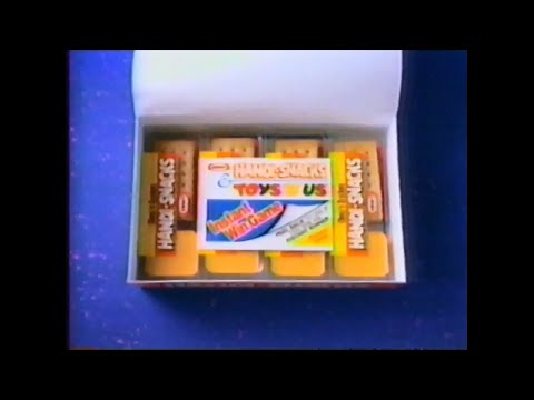Handi-Snacks & Toys "R" Us Instant Win Game ad from 1990