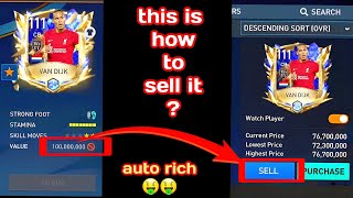 How to sell players who cannot be traded on FIFA Mobile 23