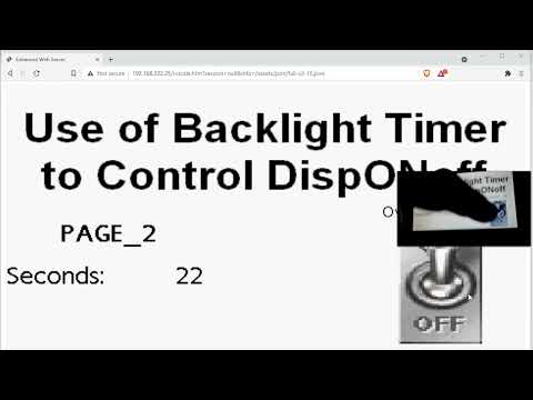 Backlight Timeout on RedLion HMI