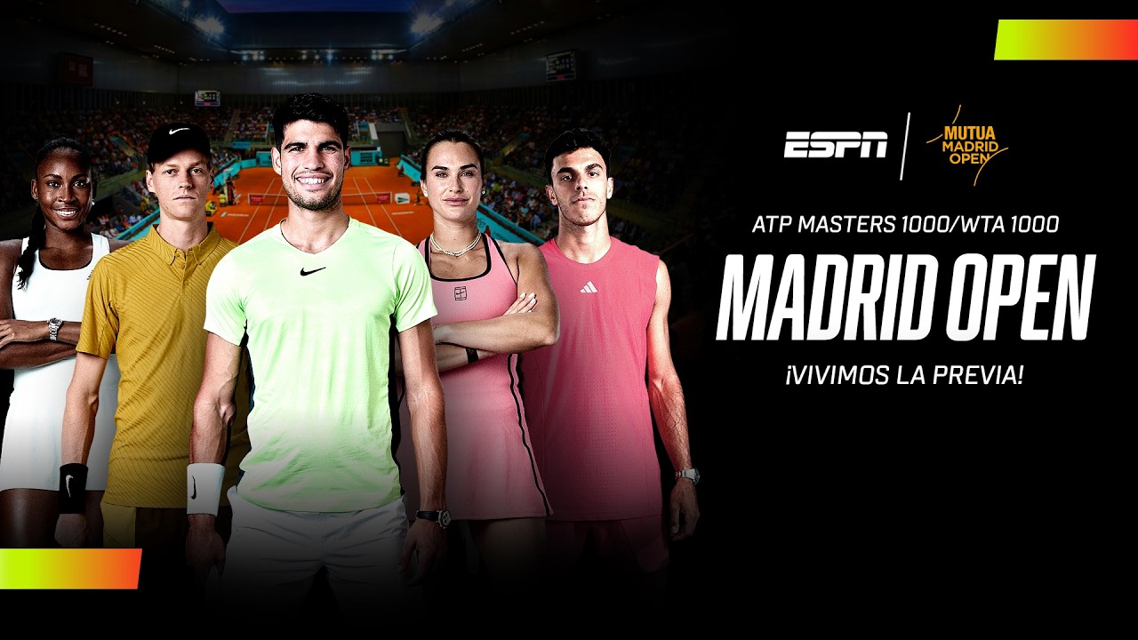 🔴 EN VIVO | EMPIEZA EL MASTERS 1000 DE MADRID | ESPN TENIS