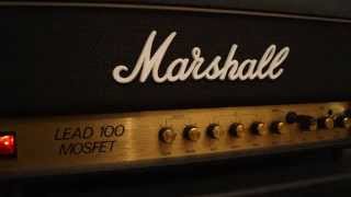 Video thumbnail for Marshall Lead 100 Mosfet (3210) HQ Audio by noisezone