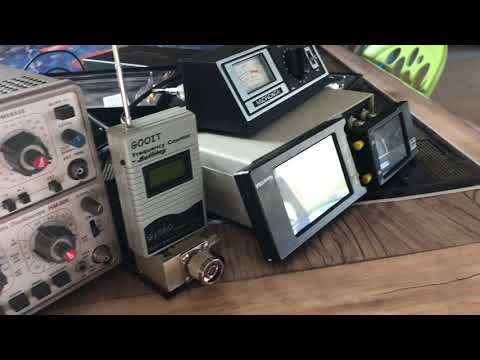 I look at my RF and electronics test equipment