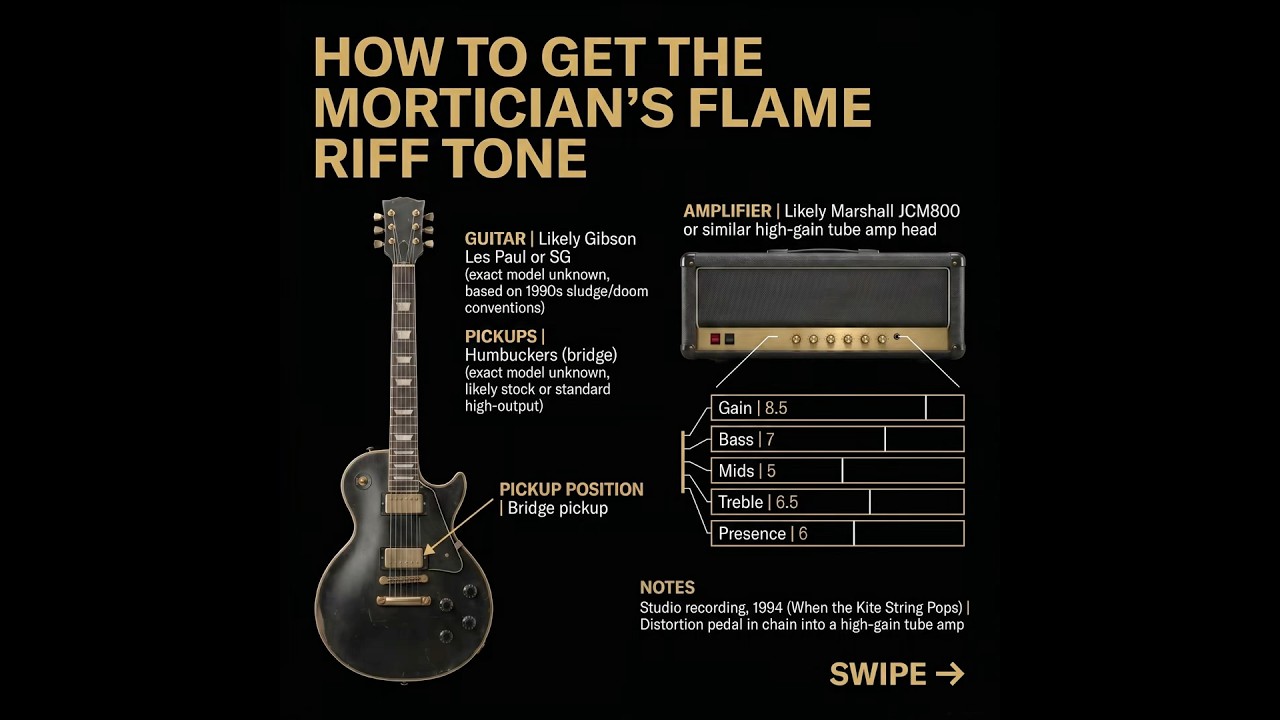 How to get the ACID BATH Guitar Tone | The Mortician's Flame #guitar #guitarist #guitarplayer