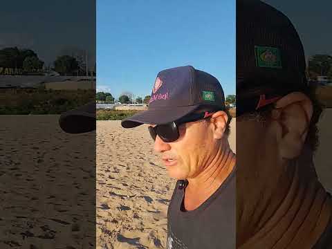 Éu conversando e mostrando a beleza da praia quarto crescente Aragarças Goiás 
