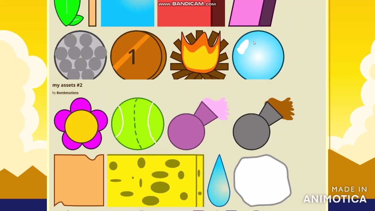 Infinity's BFDI Comic Studio has multiple categories than ever