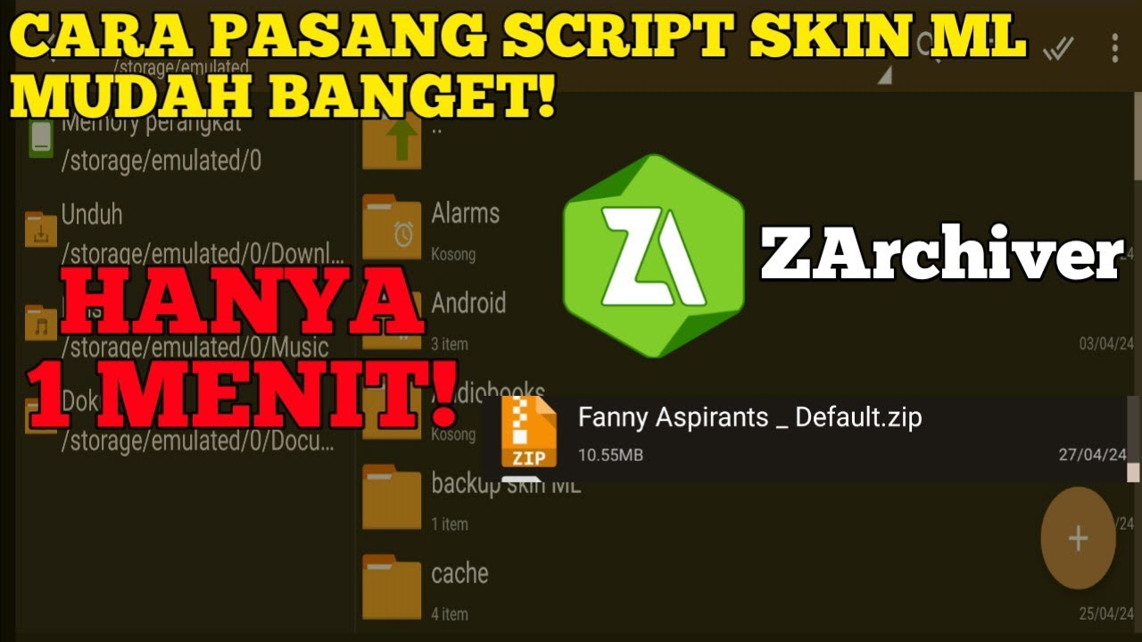 Tutorial Cara Pemasangan Script Skin Mobile Legends Terbaru 2024 Dijamin Work 100% New Update Patch