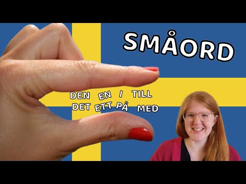 Swedish Småord (i vs på, den vs det and more!)