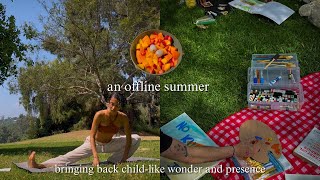 offline summer diaries | days in community, creativity, and presence