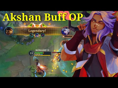Akshan Buff Is Over Power ! Tier S Patch 4.3B Gameplay Akshan - League of Legends: Wild Rift Indo