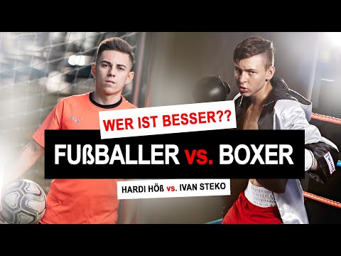 FUßBALLER VS BOXER! Wer ist besser in der anderen Sportart?