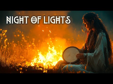 NIGHT OF LIGHTS 🦌 shamanic drumming 🦅 slavic music 🦌 shaya meditations
