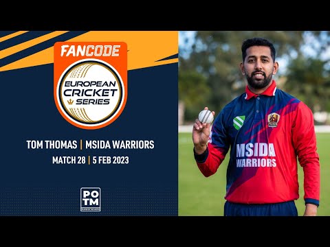 POTM: T.Thomas - MSW vs VLS | Highlights | FanCode ECS Malta | Malta 2023 | ECS23.028