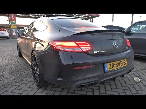 Decatted Mercedes-AMG C63S Coupe - Revs & Accelerating!