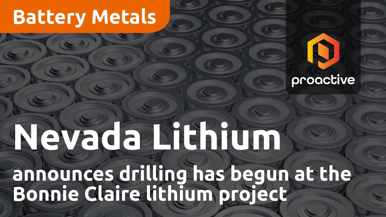 Nevada Lithium announces drilling has begun at the Bonnie Claire lithium project