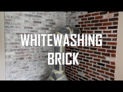 HOW TO WHITEWASH BRICK
