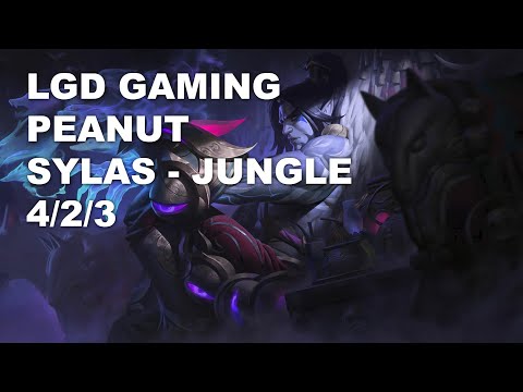 LGD Gaming Peanut Jungle Sylas vs Lee Sin - KR Challenger Patch 10.9