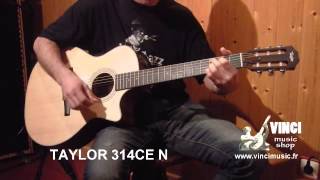 Video thumbnail for TAYLOR 314CE N by vincimusicshop