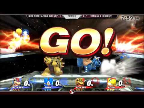 Smash 4 Versus Weekly 10/2/15 - Winners R3 - NickRiddle & True Blue vs Corgian & Hound