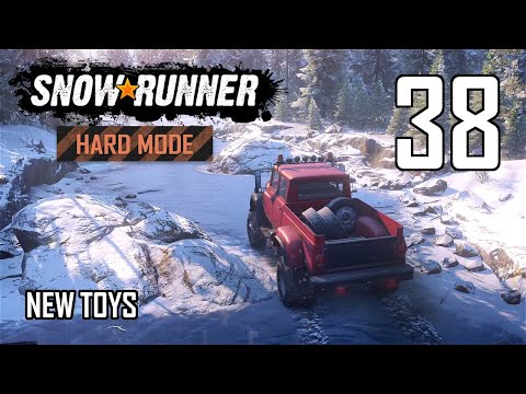 SnowRunner Hard Mode Strategic Walkthrough Ep 38 - New Toys