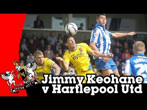 Jimmy Keohane v Hartlepool United | Exeter City Football Club