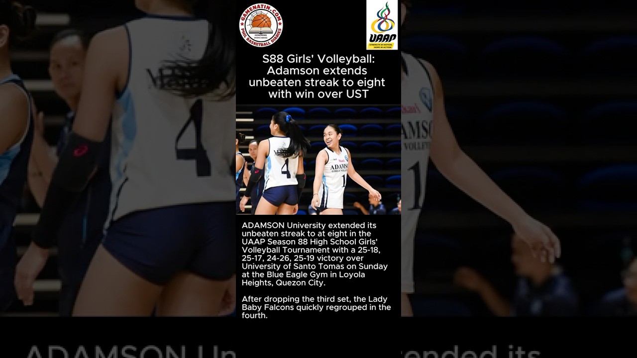 UAAP Girls' Volleyball: Adamson stays perfect after beating UST