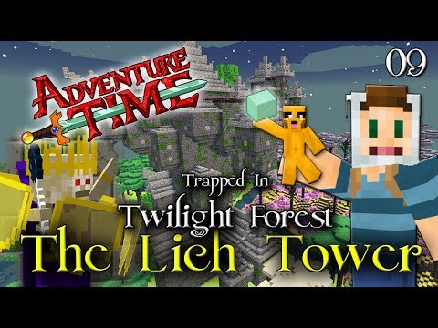 theheartben - Adventure Time Minecraft : TRAPPED IN TWILIGHT FOREST - Ep 09 The Lich Tower