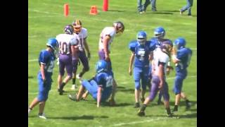 preview picture of video '#1 Little Snake River at #5 Ten Sleep - Football 9/1/12'