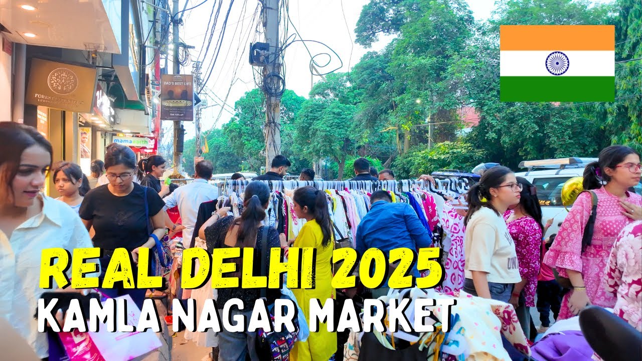 Immersive street-level walking tour through India (Market 18), India, showcasing authentic urban landscapes, local architecture, and the vibrant atmosphere of the city's neighborhoods