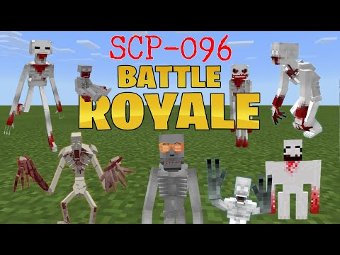SCP 096 Battle Royale (NEW SCP 096 BATTLE TO BE THE BEST)  Minecraft PE