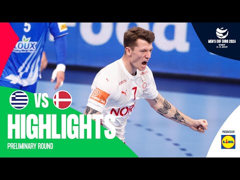 EHF Euro 2024| Grécia 28-40 Dinamarca (Fase de Grupos, Resumo)