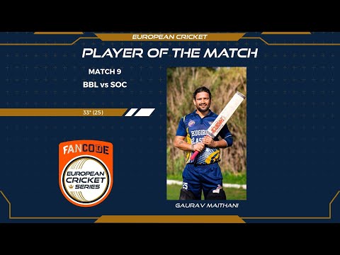 POTM: G.Maithani - BBL vs SOC | Highlights | FanCode ECS Malta Encore Day 3 | Malta 2021