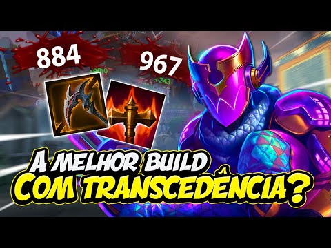 A MELHOR BUILD COM TRANSCEDÊNCIA! CADA BÁSICO É UM TIRO DE 12 - ⚡ Smite BR Conquista