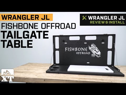 Jeep Wrangler JL Fishbone Offroad Tailgate Table Review & Install