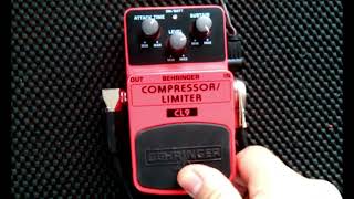 Video thumbnail for Behringer Compressor/Limiter CL9 by U S.