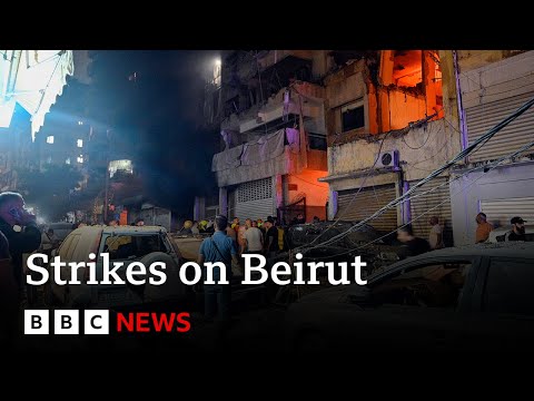 Video | Israel's deadliest attack yet on Beirut, say Lebanon officials | BBC News