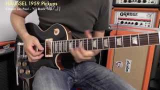 Video thumbnail for Gibson Les Paul - Häussel 1959 Pickups vs. Burstbucker Pro Pickups by GitarrenArt