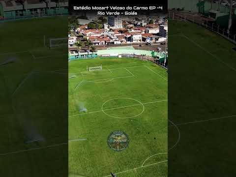 RIO VERDE GOIÁS, PROJETO VISÃO AÉREA - ESTÁDIO MOZART VELOSO DO CARMO EP-4.