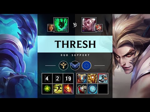 Thresh Support vs Rakan - EUW Diamond Patch 25.16