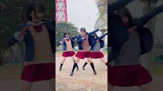 ギリギリ成功した〜！！！#YUION #おすすめのりたい #fyp #制服ダンス #無加工ダンス