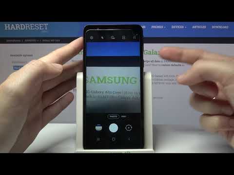 How to Change Volume Button in Camera in SAMSUNG Galaxy A01 Core