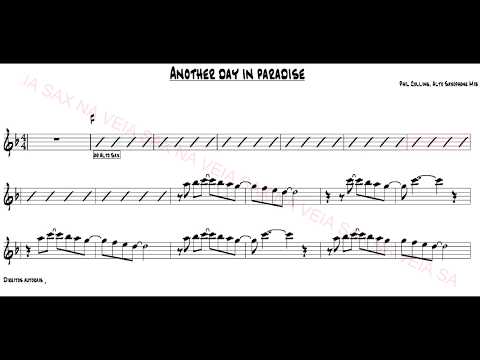 Another day in paradise - Alto Sax Mib - Playalong