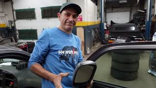 How To  Remove Passenger Side View Mirror SAAB 900/9-3 1994-2002