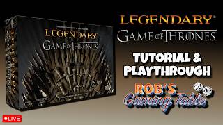 Legendary: Game of Thrones Deck Building Game Tutorial & Playthrough