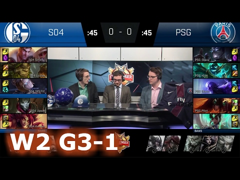 FC Schalke 04 vs Paris Saint-Germain | Game 1 S7 EUCS Spring 2017 Week 2 | S04 vs PSG G2