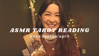 ASMR Tarot Reading | What you need to know for Aries Season/April (TIMELESS Pick a Card, Soft Spoken