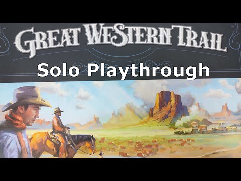 Great Western Trail Zweite Edition - Solo Playthrough - Regeln - direkt im Spiel