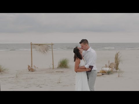 Intimate Beach Wedding | Beautiful poem written by bride | Europe
