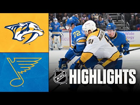 Predators vs. Blues | NHL Highlights | December 15, 2025